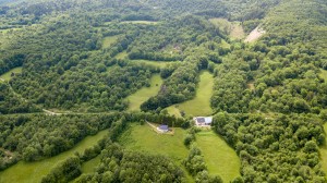 Le gîte des Rimets vu de haut- En pleine nature !