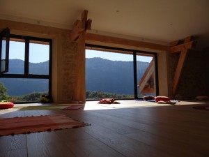 La vue depuis notre salle d'activités- Vue sur les falaises