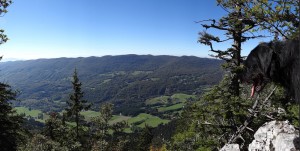 Pas de la chèvre- Vue panoramique sur les Coulmes