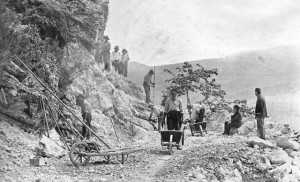 Vercors, Route du vertige- Construction des routes vers 1850
