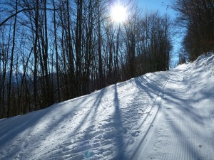 Piste de la Repose- La montée de la Repose vers le refuge de Serre de Satre