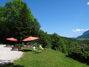 La terrasse du gîte- 