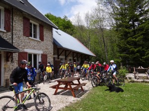 Club VTT en séjour aux Rimets- 21 vététistes à la découverte du Vercors Nord, et du massif des Coulmes