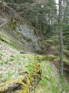 Sentier en balcon